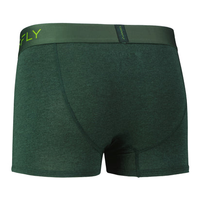 3-pack: IKON Men's 3" Trunks - Green Marle