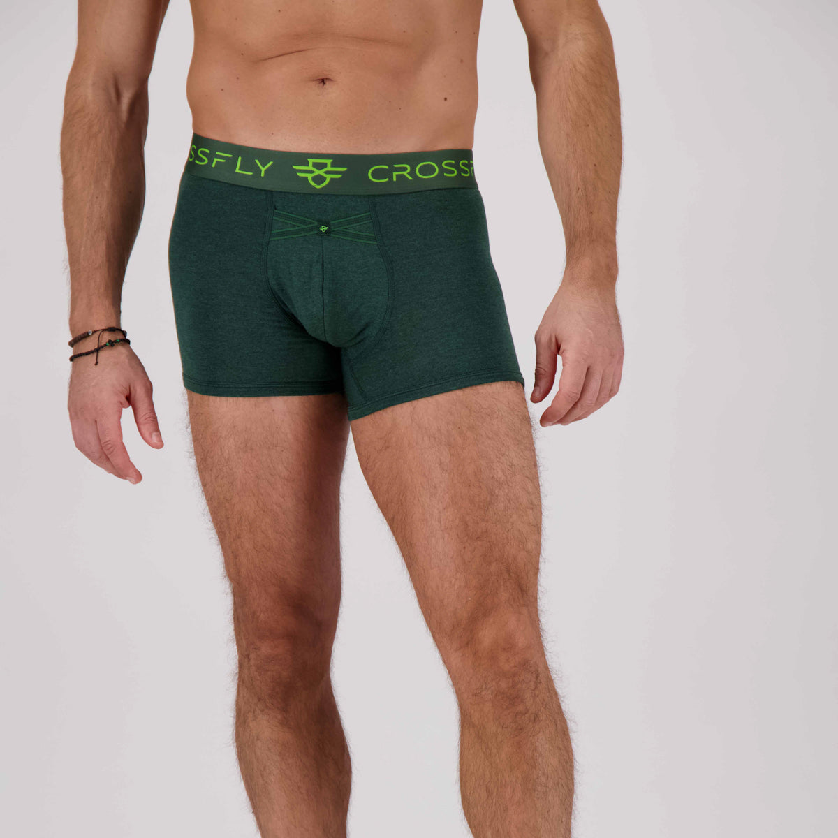 IKON Men's 3" Trunks - Green Marle