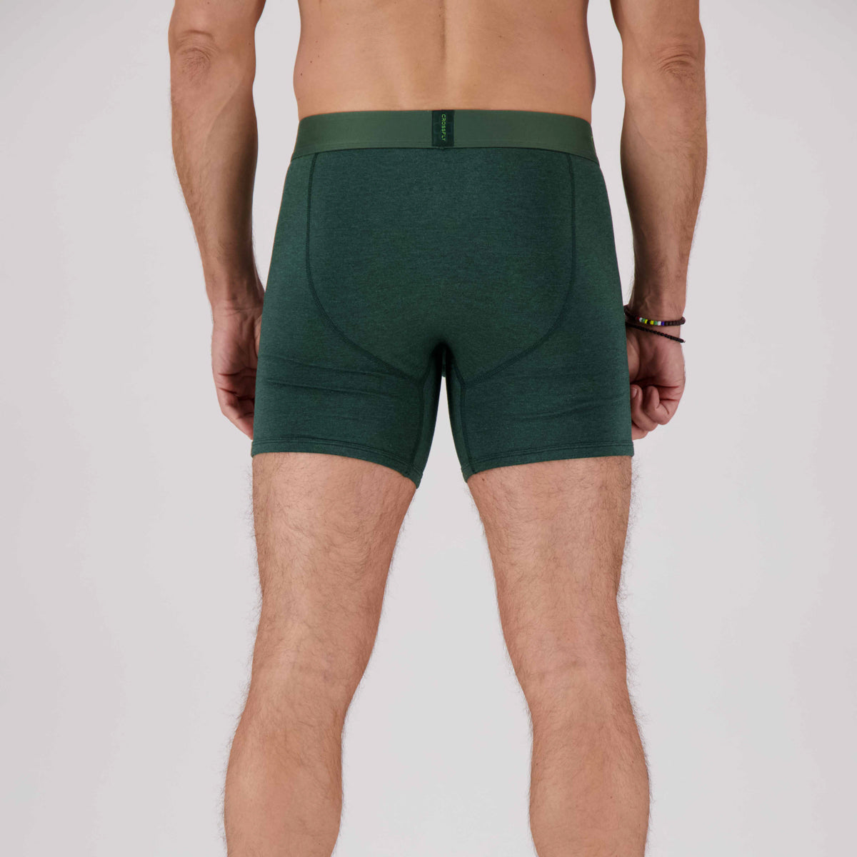 IKON Men's 6" Boxers - Green Marle