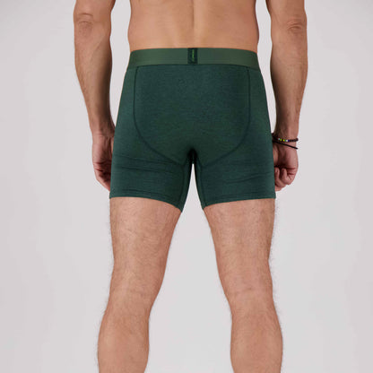 IKON Men's 6" Boxers - Green Marle