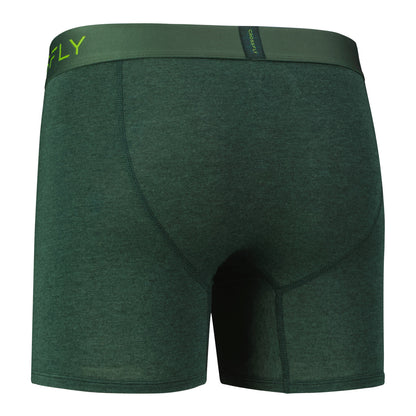 IKON Men's 6" Boxers - Green Marle