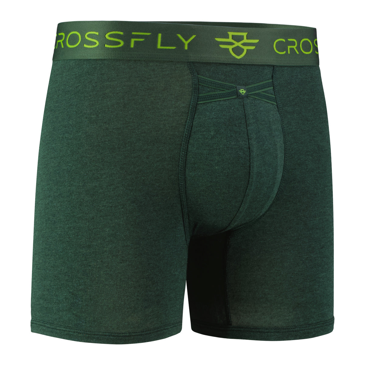 IKON Men's 6" Boxers - Green Marle