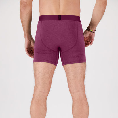 IKON Men's 6" Boxers - Perfect Plum