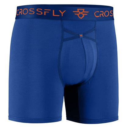 IKON Men's 6" Boxers - Italia Blue Orange