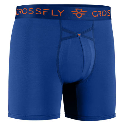 3-Pack: IKON Men's 6" Boxers - Plum / Italia / Charcoal