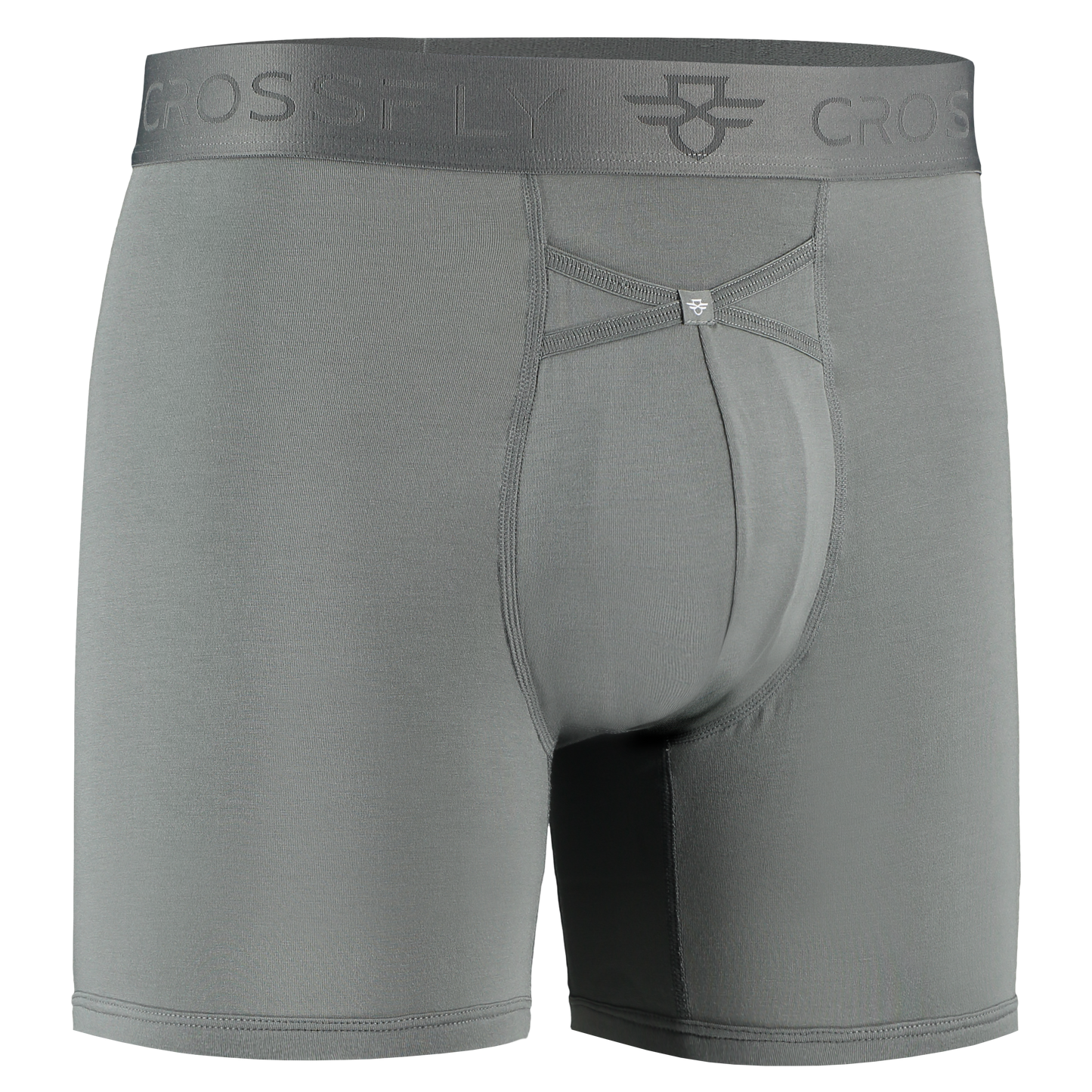 3-Pack: IKON Men's 6" Boxers - Plum / Italia / Charcoal