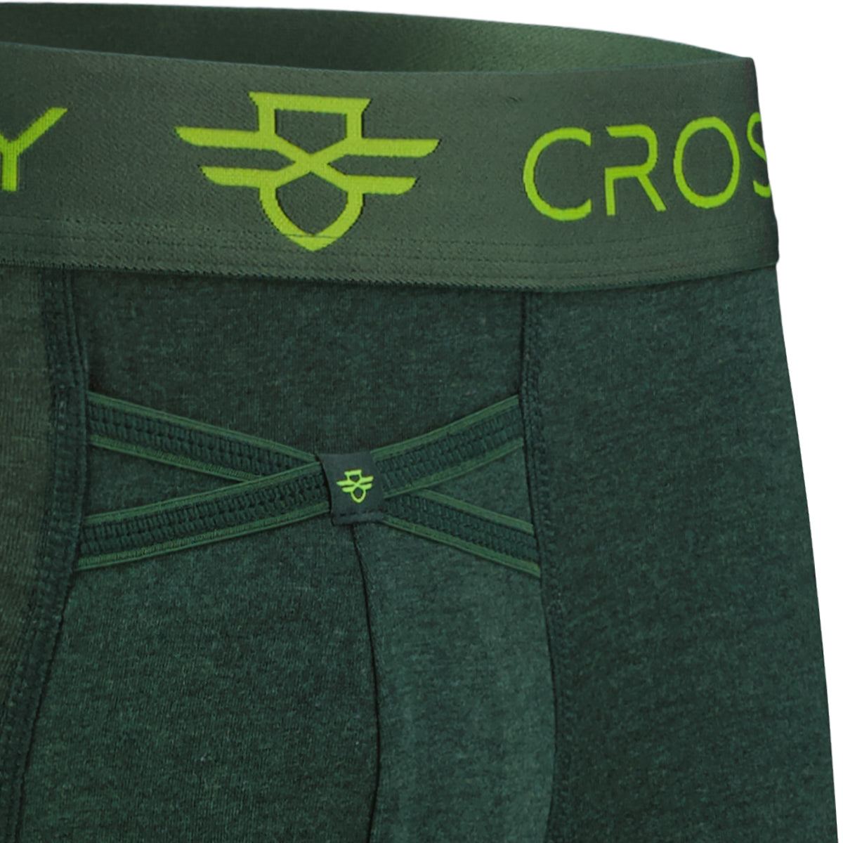 3-Pack: IKON Men's 6" Boxers - Green Marle