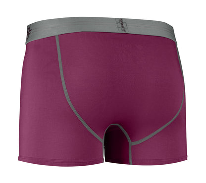 IKON X Men's 3" Trunks - Perfect Plum/Grey