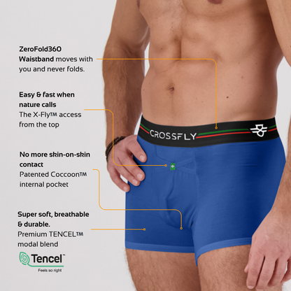 3-pack: IKON X Men's 3" Trunks - PlumGrey + Italia + Black