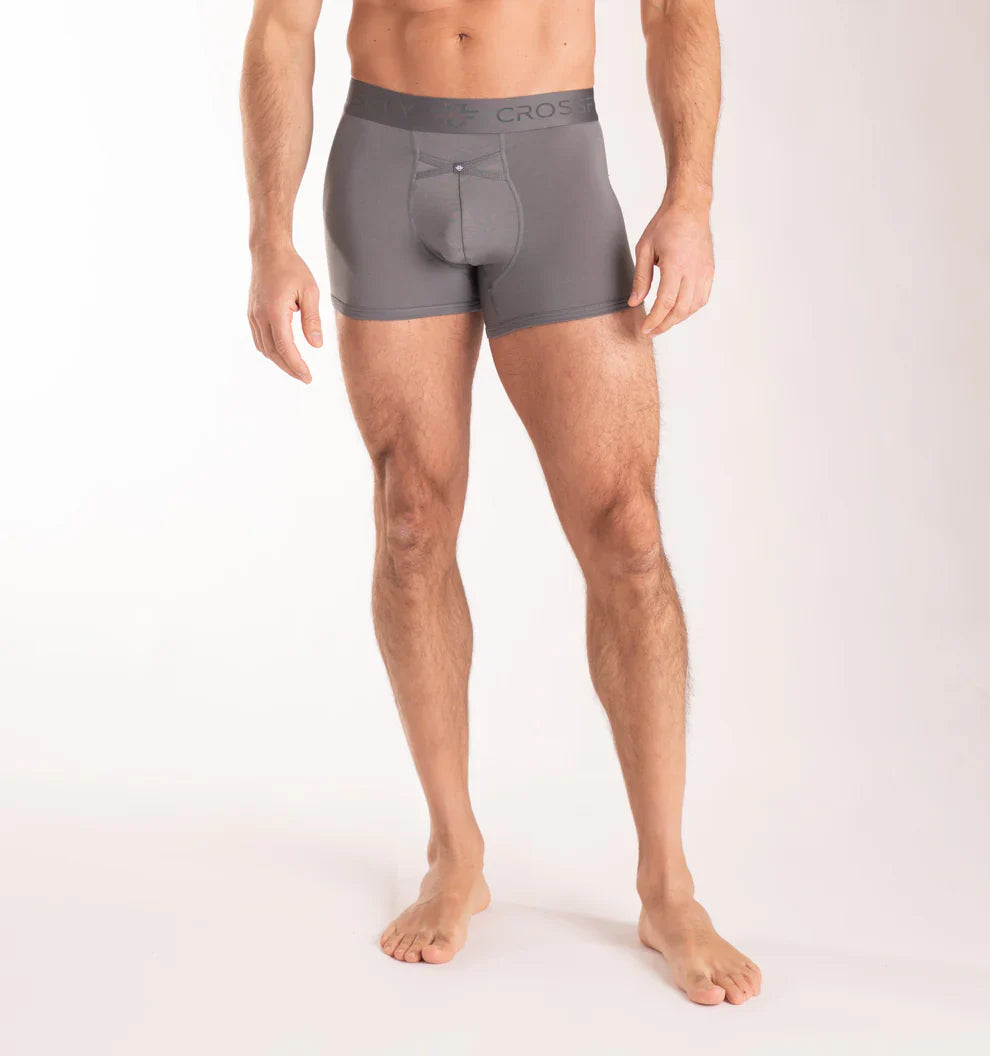 3-pack: IKON Men's 3" Trunks - Plum + Italia + Charcoal