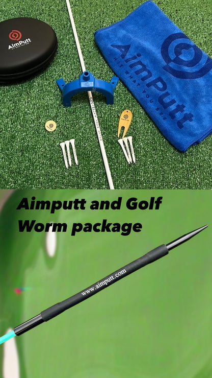 Aimputt Trainer and The Golf Worm package