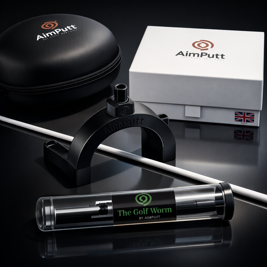 AimPutt Trainer & Golf Worm Putting Aid Package