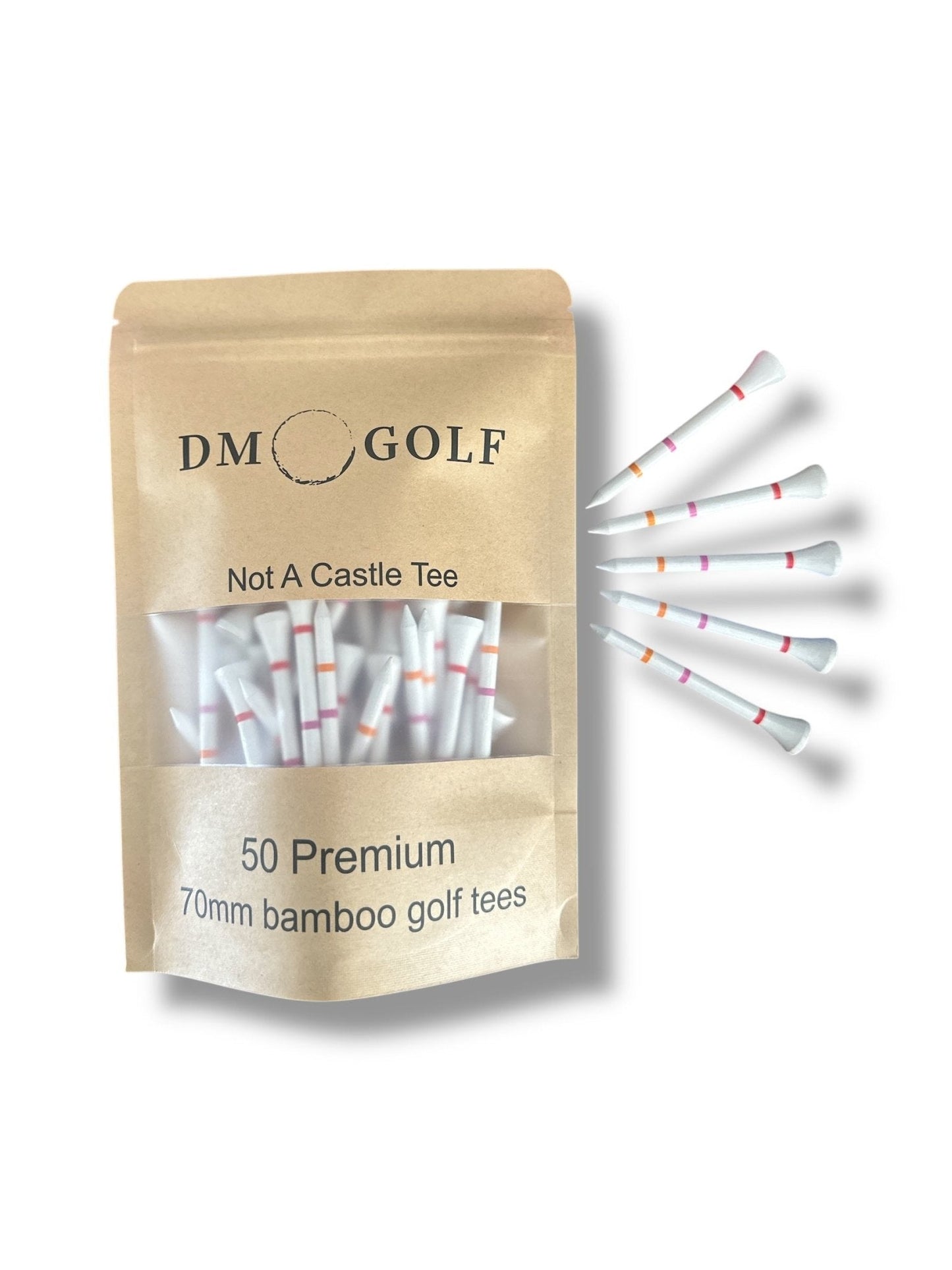 The Colour Cartel — 120 Premium Bamboo Golf Tees