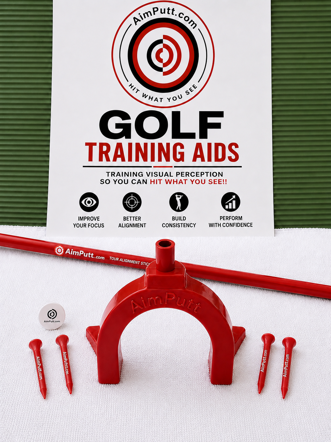 Aimputt Putting Training Aid .
