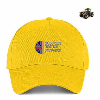Tractor Colour Kids Cap Support British Farmers