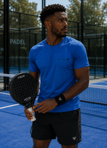 PADEL APEX - Mens Performance T-Shirt - Sapphire Blue
