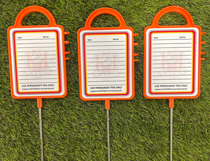 Custom Golf Course Signs – Personalised Tournament Marker Set