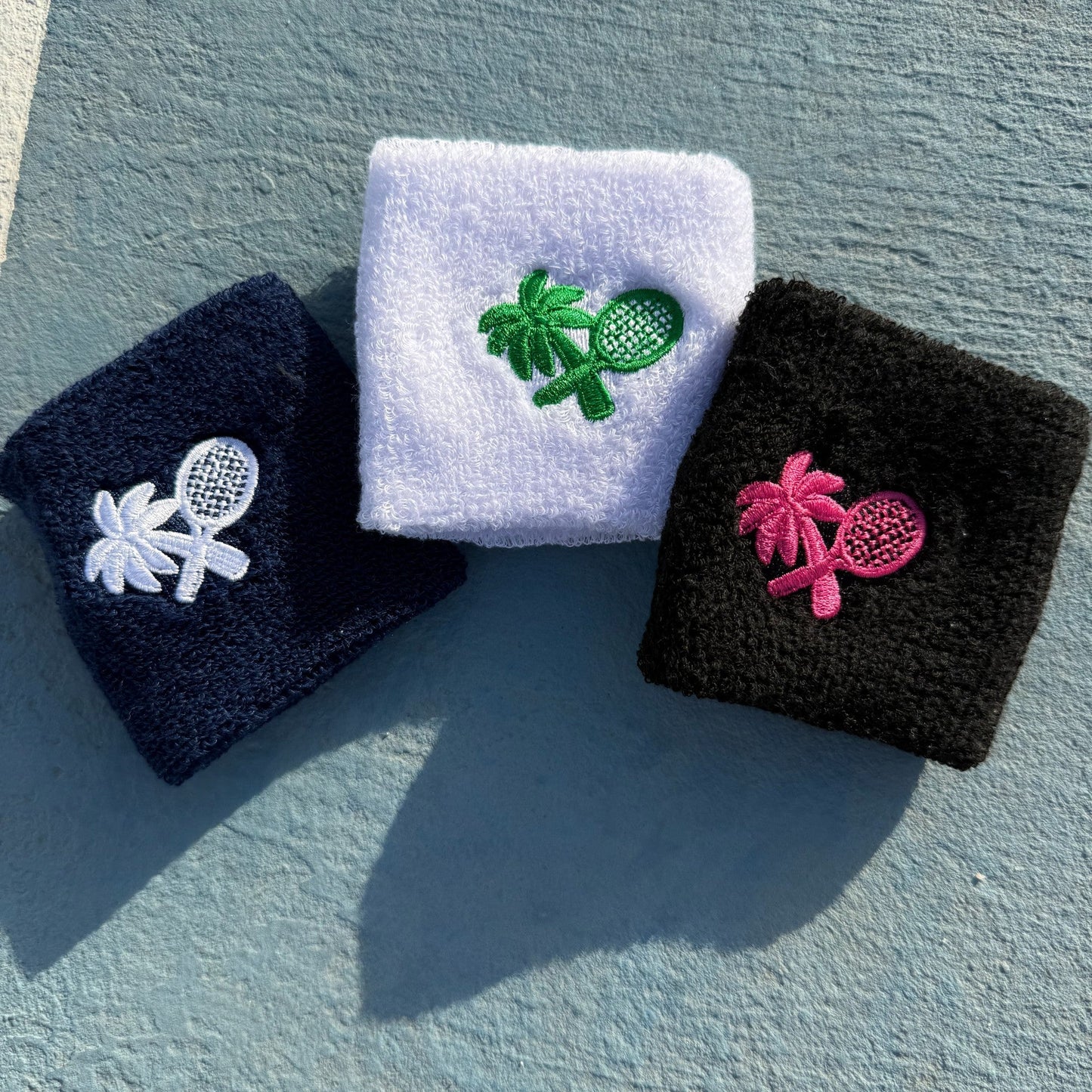 Unisex 3" Cotton-Polyester Sweat Wristbands for Padel & Tennis