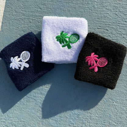 Unisex 3" Cotton-Polyester Sweat Wristbands for Padel & Tennis
