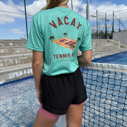 FRENCHY CLUB TENNIS T-SHIRT - UNISEX - MINT GREEN