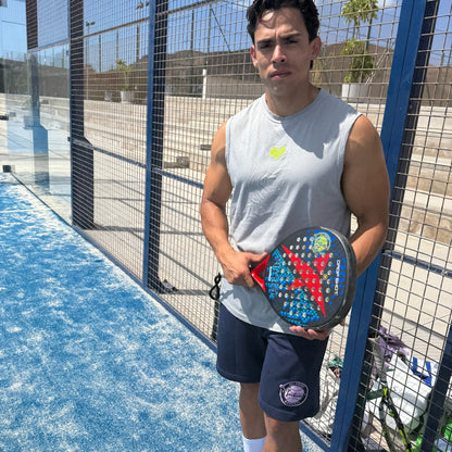 PERFORMANCE MEN'S TOP GUN TANK - STONE GREY