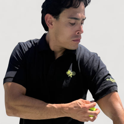 MIAMI MEN'S POLO SHIRT - BLACK