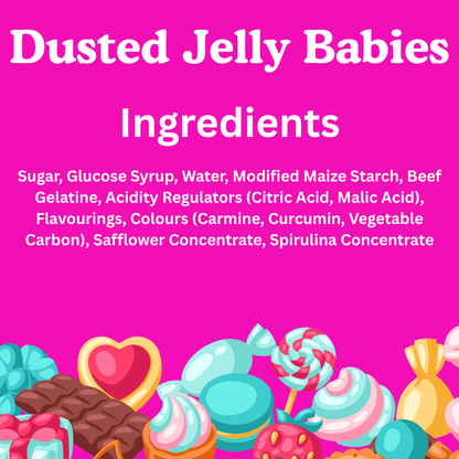 Dusted Jelly Babies 500 gram Grab Bag