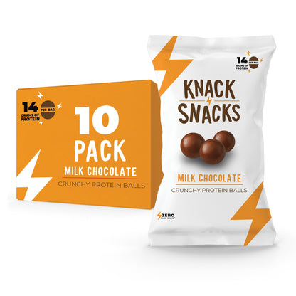 Milk Chocolate Crunchy Protein Balls (10 pack) Perfect for Golfers