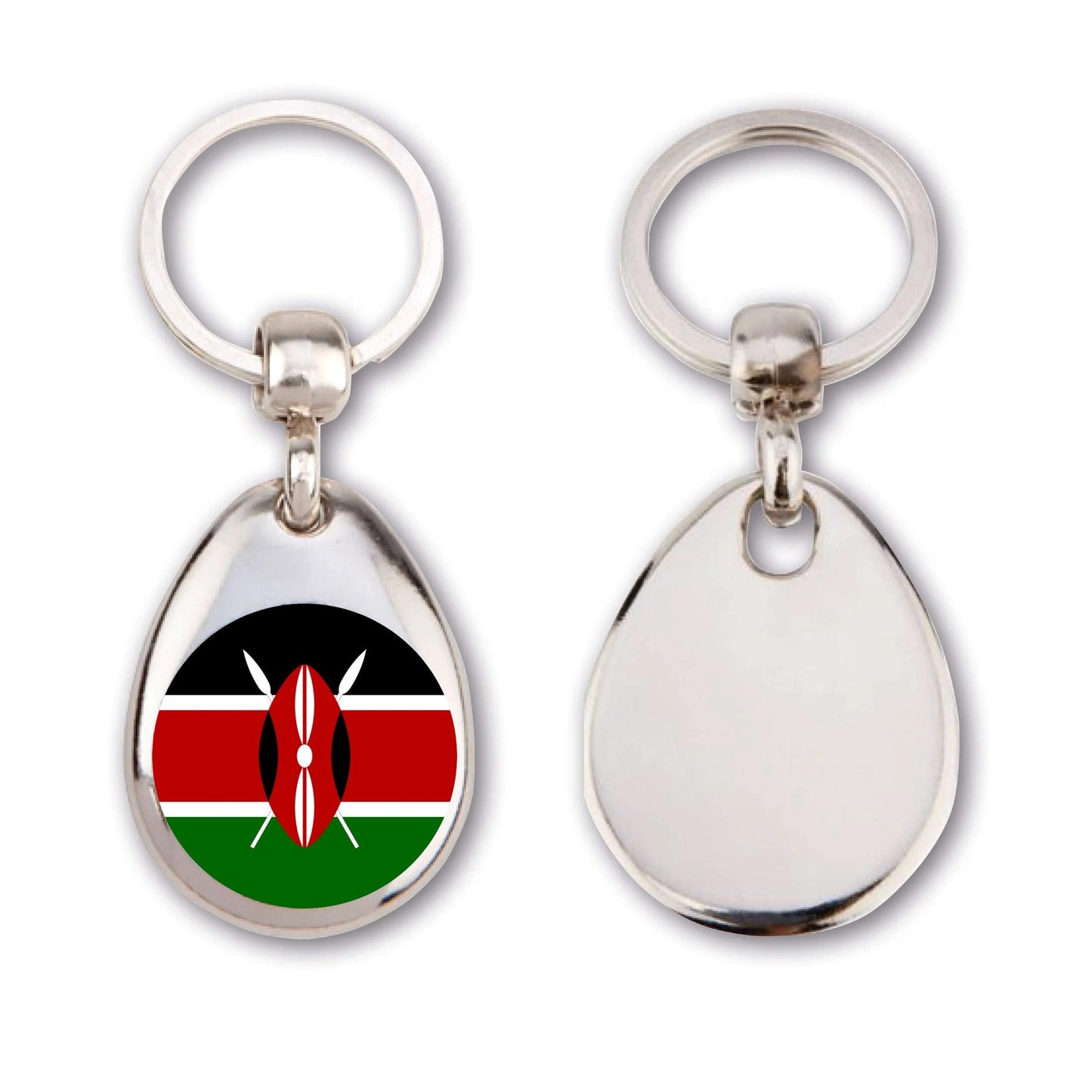 Country Flags from around the World Key Ring