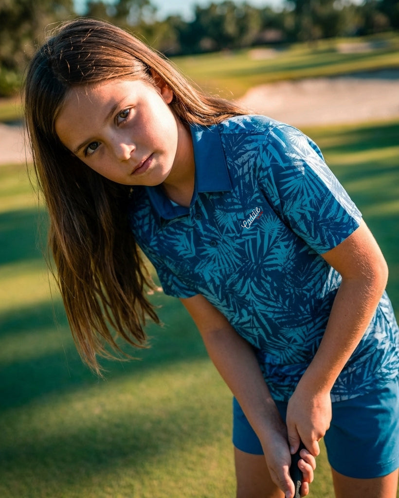 Kids Golf Polo – Stretch, Moisture-Wicking, Breathable Shirt