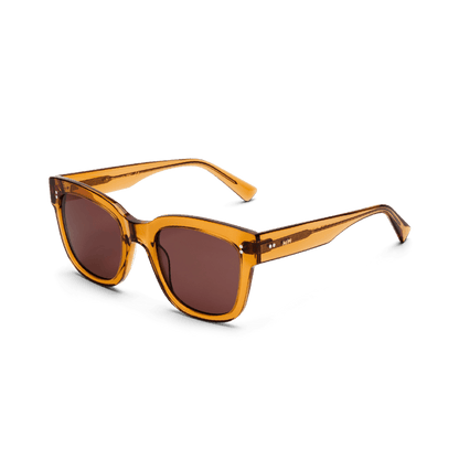 LIV Oversized Brown Coffee Sunglasses by Messy Weekend