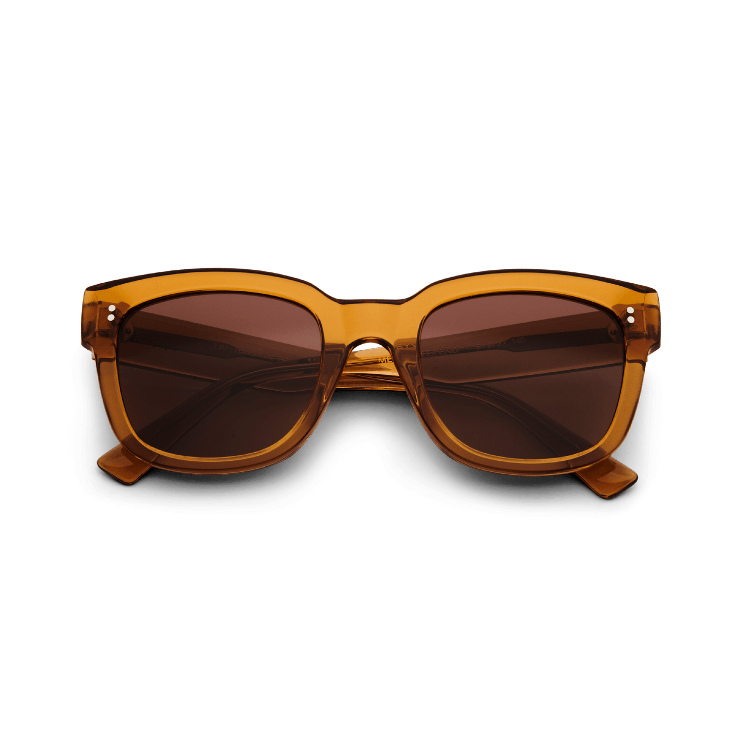 LIV Oversized Brown Coffee Sunglasses by Messy Weekend