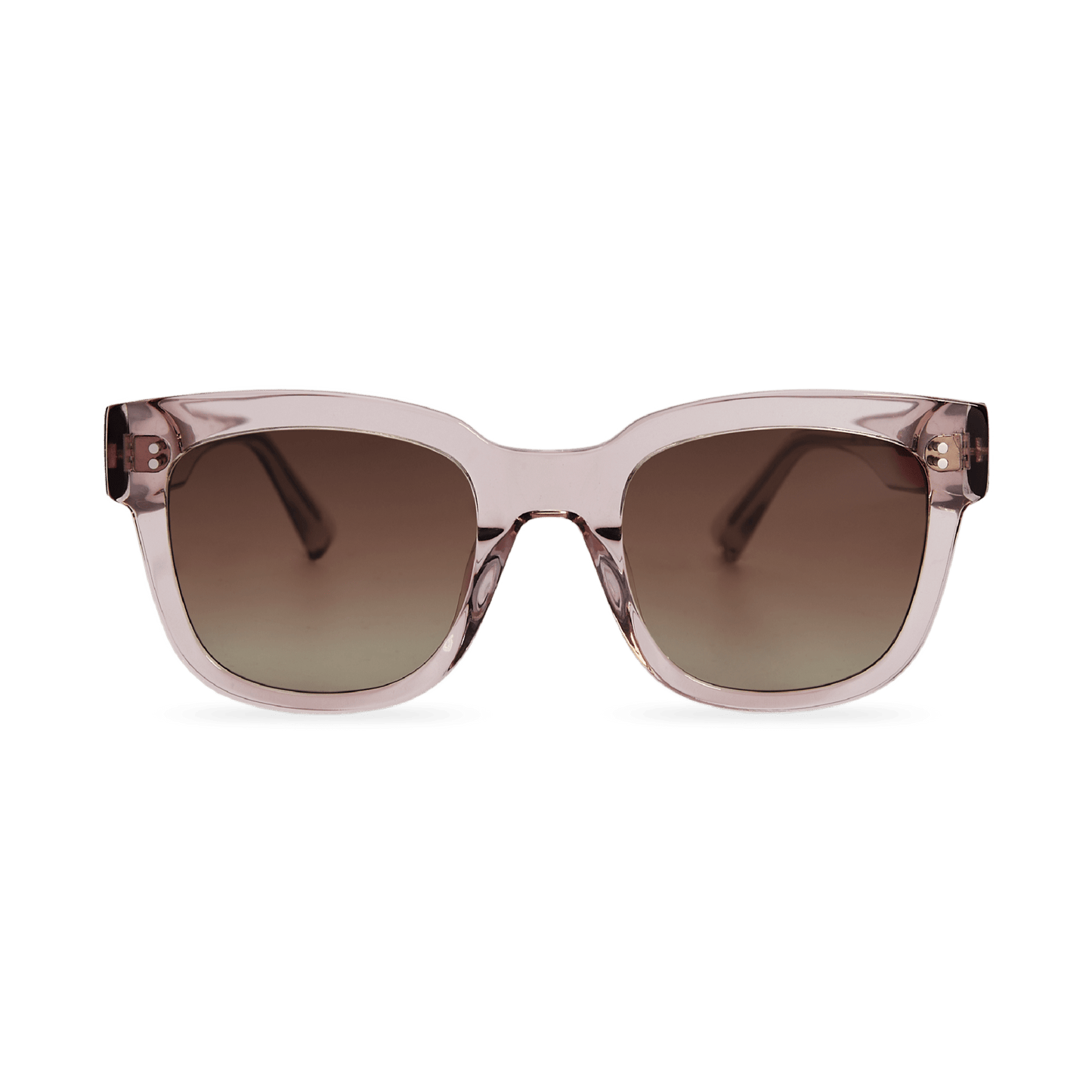 LIV Oversized Rose Brown Sunglasses by Messy Weekend