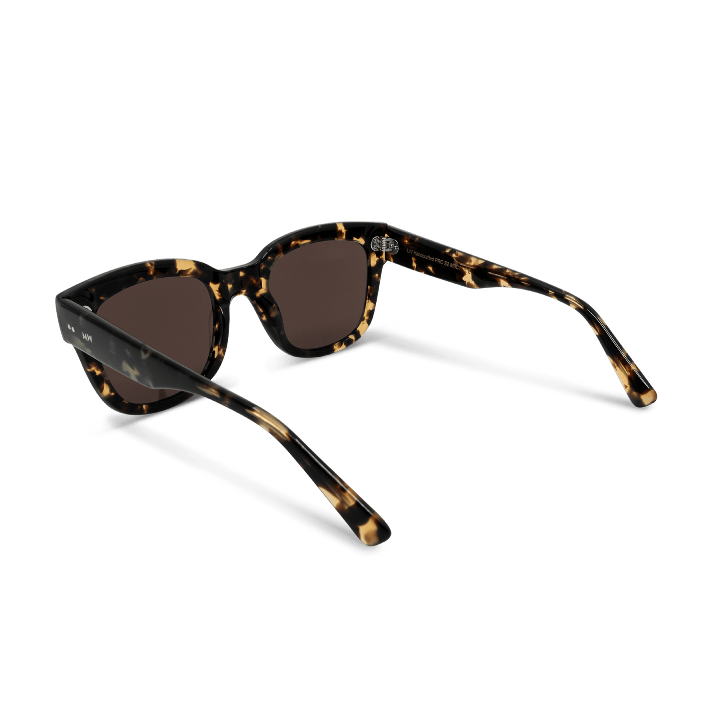 LIV Brown Tortoise Oversized Sunglasses by Messy Weekend