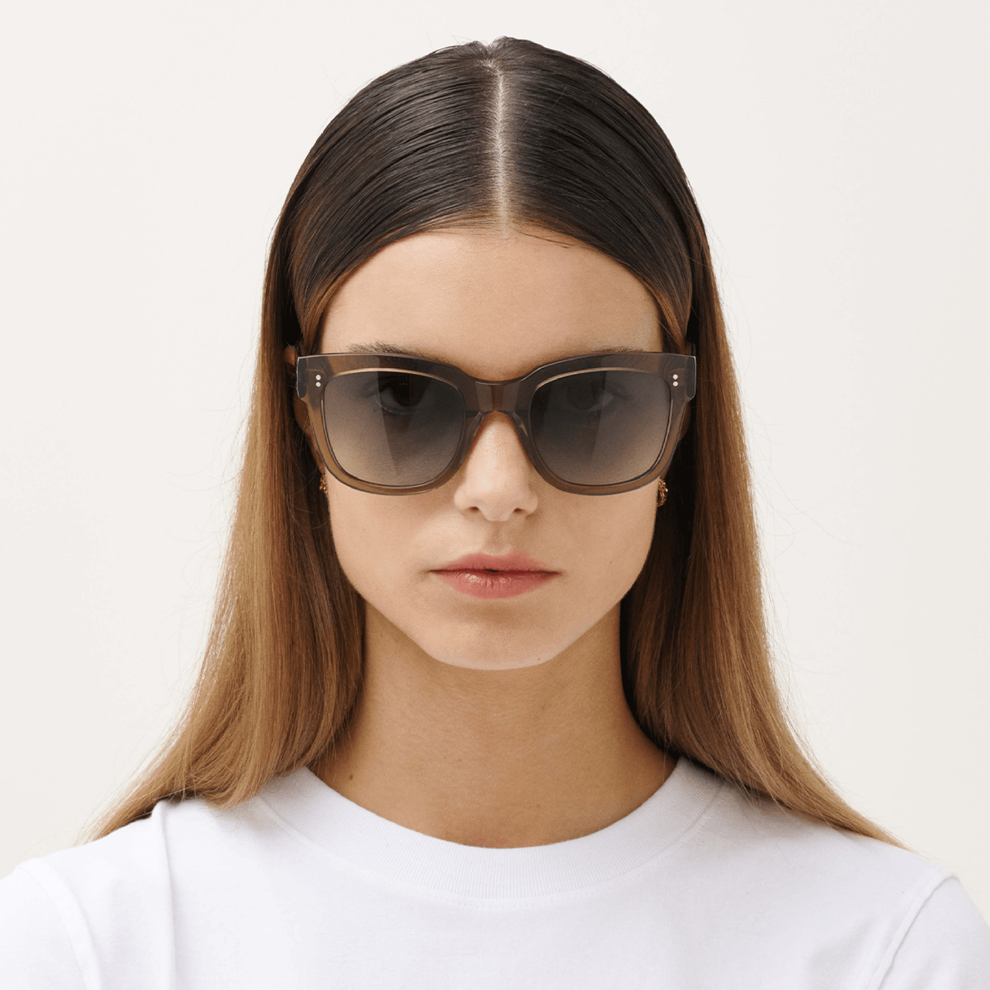 LIV Oversized Bottle Green Sunglasses by Messy Weekend