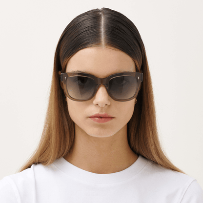 LIV Oversized Bottle Green Sunglasses by Messy Weekend