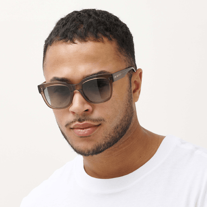 LIV Oversized Bottle Green Sunglasses by Messy Weekend