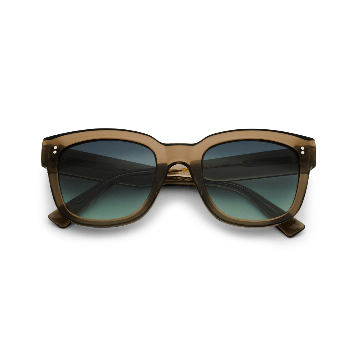 LIV Oversized Bottle Green Sunglasses by Messy Weekend