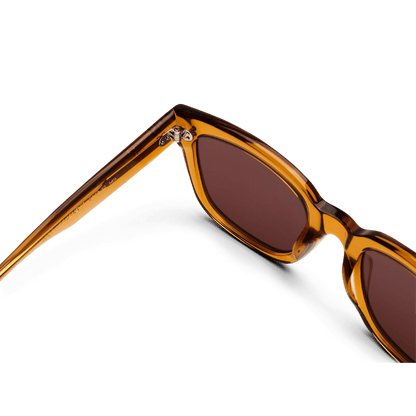 LIV Oversized Brown Coffee Sunglasses by Messy Weekend