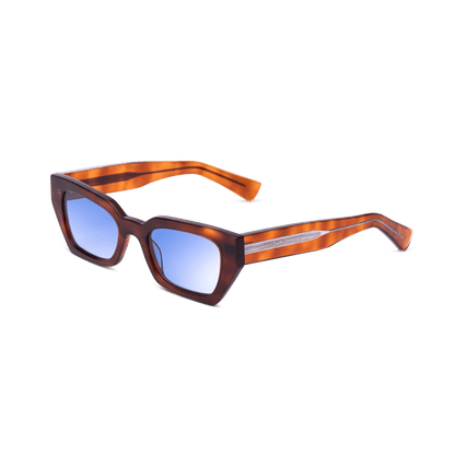LUNA Bold Square Havana Tortoise Sunglasses by Messy Weekend