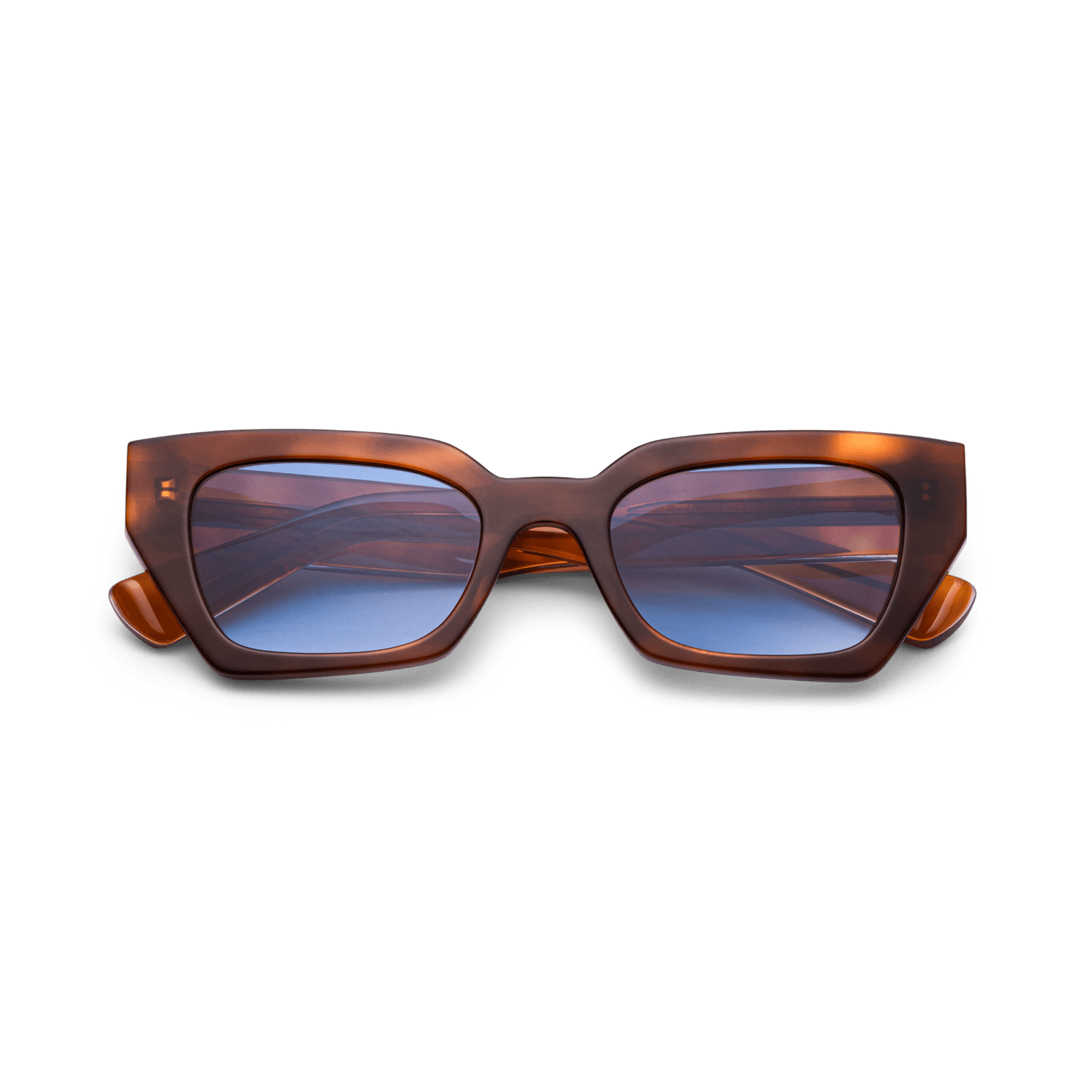 LUNA Bold Square Havana Tortoise Sunglasses by Messy Weekend