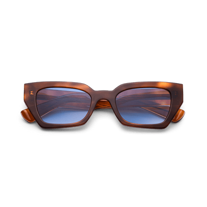 LUNA Bold Square Havana Tortoise Sunglasses by Messy Weekend