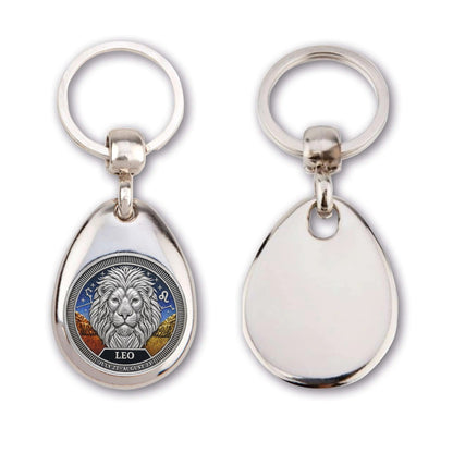 Personalized Zodiac Sign Key Ring – Astrology Gift Idea