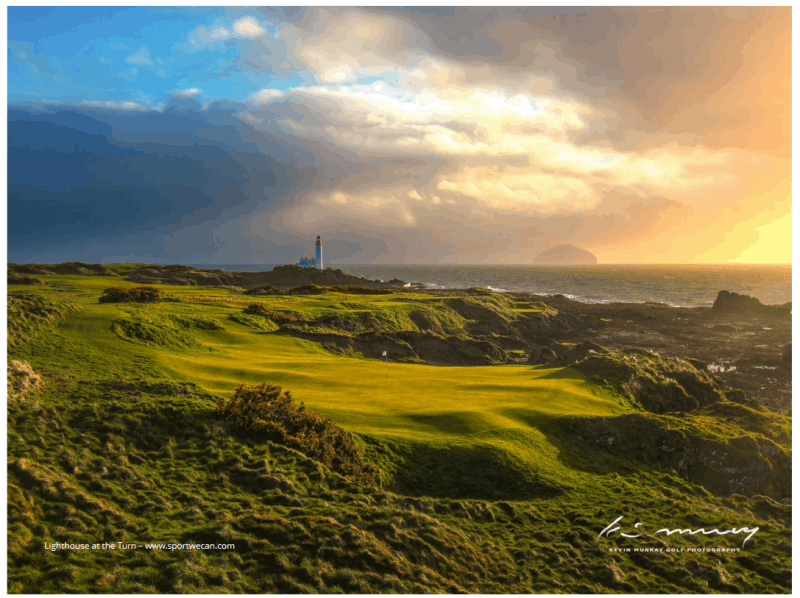 GOLF JIGSAW "LIGHTHOUSE AT THE TURN"