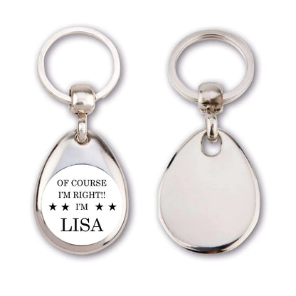 Personalized Name Keychain – Cheeky Custom Gift