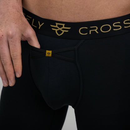 Lux Men's 7" Boxers - Black/Gold