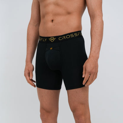 Lux Men's 7" Boxers - Black/Gold