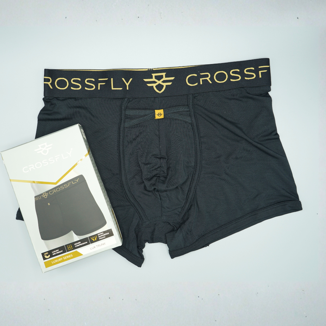 Lux Men's 4" Trunks - Black/Gold