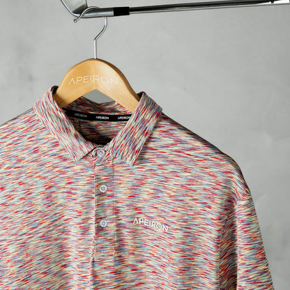 Space-Dye Red Polo