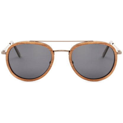O'Hara - Metal & Wood Sunglasses